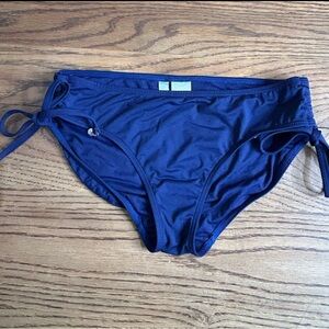 Anne Cole‎ Navy bikini bottoms size Small